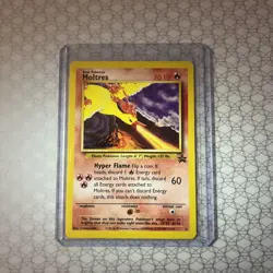 2000 Pokemon - Moltres Rare Black Star Promo #21 NM - Image 3
