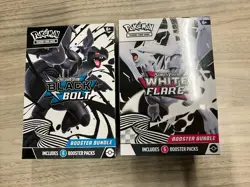 Pokemon TCG Black Bolt and White Flare Booster Bundle Set - Image 1