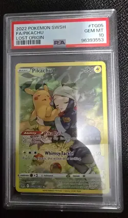 Pokemon 2022 Swsh Pikachu Trainer Gallery Lost Origin #TG05 PSA GEM MINT 10 - Image 1