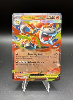 Mega Camerupt ex (Double Rare) 022/132 - Mega Evolution Pokemon - NM/M Ships Now - Image 1