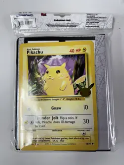 Pokemon 25th Anniversary First Partner Collector's Binder Jumbo Cards + Pikachu - Image 2