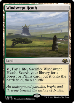 Windswept Heath Modern Horizons 3 PLD Land Rare MAGIC GATHERING CARD ABUGames - Image 1