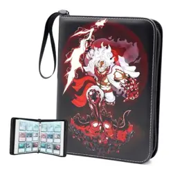 Trading Card Binder for One Piece Card Game,with 9 Pocket one piece-900 cards - Image 1