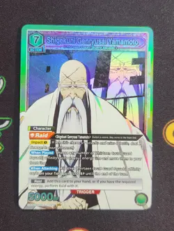 EXACT CARD PICTURED Shigekuni Genryusai Yamamoto BLC-1-093 Union Bleach Eng Foil - Image 1