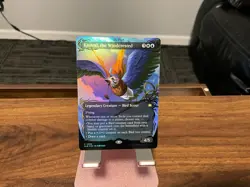 Kastral, the Windcrested (Borderless) (Raised Foil) -Foil Near Mint MTG - Image 1