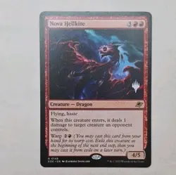 Nova Hellkite Edge of Eternities Magic The Gathering MTG M/NM Promo - Image 1