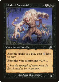 Undead Warchief (SCG 78) Lightly Played - MTG single - Image 1
