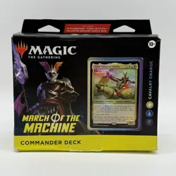 Magic the Gathering MtG TCG March of the Machine Cavalry Charge Commander Deck - Image 1