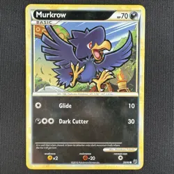 Pokemon TCG Murkrow HeartGold SoulSilver Undaunted 59/90 Regular Non Holo Card - Image 1