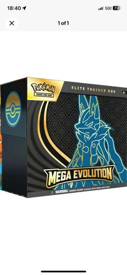 *Sealed Mega Evolution Elite Trainer Box Lucario ETB PRESALE 9/26* Pokemon - Image 1