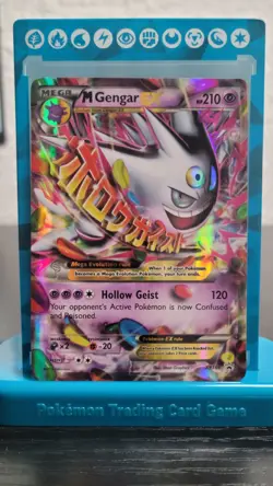 Pokemon Mega M Gengar EX Black Star Promo XY166 - Image 1