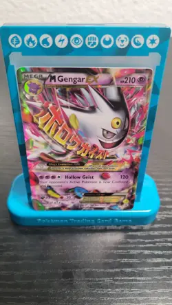 Pokemon Mega M Gengar EX Black Star Promo XY166 - Image 4