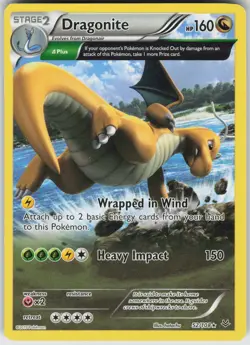 Pokemon Dragonite - 52/108 (XY Roaring Skies) 052/108 Deck Exclusives Rare NM - Image 1
