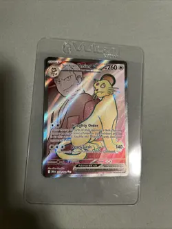 Pokemon Destined Rivals Team Rocket’s Persian Ex Full Art - Image 1