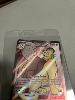 Pokemon Destined Rivals Team Rocket’s Persian Ex Full Art - Image 2