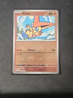 Victini (Master Ball Pattern) 012/086 Pokemon TCG Sv: Black Bolt Holo - NM - Image 1