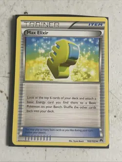 Pokemon TCG BREAKpoint Max Elixir 102/122 Near Mint - Image 1