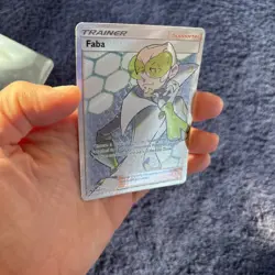 Pokemon TCG - Faba 208/214 Lost Thunder (Sun & Moon Full Art) - NM - Image 3