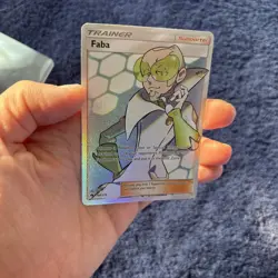 Pokemon TCG - Faba 208/214 Lost Thunder (Sun & Moon Full Art) - NM - Image 4