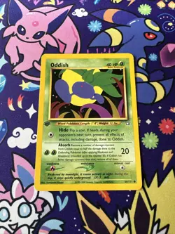 Oddish Neo Genesis 1st Edition Pokemon TCG Vintage WOTC 68/111 - Image 1
