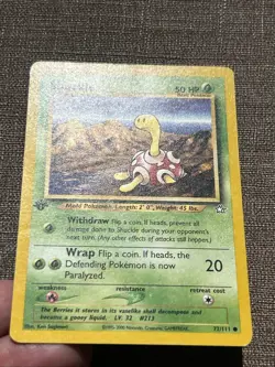 Shuckle 72/111 Pokemon TCG Neo Genesis Set Common 1st Edition Damaged HP - Image 5