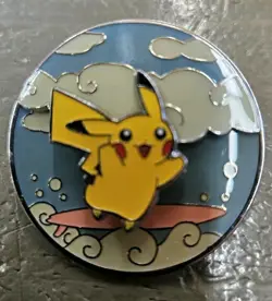 Flying & Surfing Pikachu Collector’s Pin 25 anniversary Celebrations Pokemon - Image 2