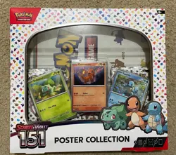 POKEMON Scarlet & Violet 151 Poster Collection (Includes 3 Booster Packs) Sealed 820650853166 - Image 1