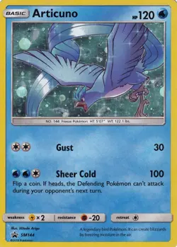 Articuno SM144 & Zapdos SM145 - Pokemon TCG Sun & Moon Promos - Holo MP - Image 2