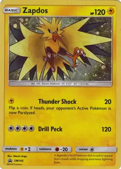 Articuno SM144 & Zapdos SM145 - Pokemon TCG Sun & Moon Promos - Holo MP - Image 4