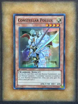 Yugioh Constellar Pollux HA07-EN008 Super Rare 1st Ed NM - Image 1