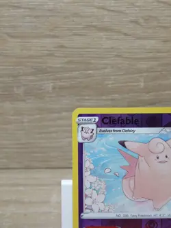 Clefable 063/195 Reverse Holo Rare Lost Origin Pokemon TCG Card - Image 2