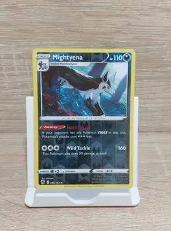 Mightyena 096/189 Reverse Holo Rare Astral Radiance Pokemon Card - Image 1