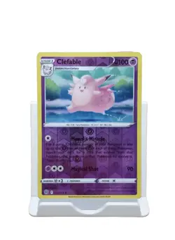 Clefable 054/172 Reverse Holo Rare Brilliant Stars SWSH Pokemon Card - Image 1