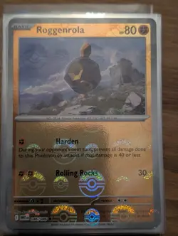 046/086 Roggenrola : (Poke Ball Holo) Card : SV-10.5 White Flare : Pokemon TCG - Image 1