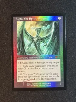 FOIL Ugin, the Spirit Dragon (Retro Frame) NM MTG Secret Lair Drop - Image 1