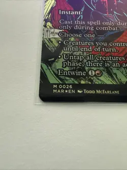 MTG Savage Beating 0026 Foil (Borderless) Marvel Eternal-Legal NM MAR - Image 2