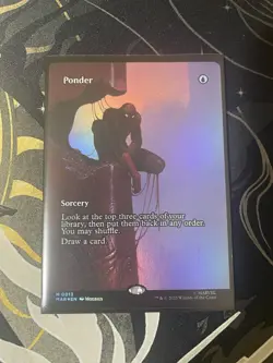 Ponder (Borderless) Marvel Eternal-Legal Foil MTG - Image 1