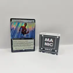 With Great Power... NM Extended Art Foil #248 MTG Marvel's Spider-Man - Image 2