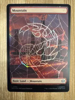 Mountain - Full Art - SPM - MTG - EN - NM - 0192 FOIL - Image 1