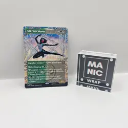 Silk, Web Weaver NM Borderless Regular #215 MTG Marvel's Spider-Man - Image 2