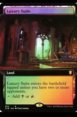 Luxury Suite Extended Art Foil Baldur's Gate MTG NM - Image 1