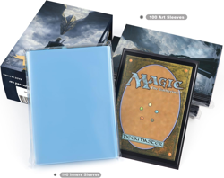 100 MTG Card Sleeves with 100 Inner Sleeve, Textured Back Art Sleeves, Fit St... - Image 2