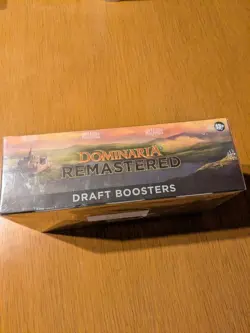 Mtg English Version Dominaria Remaster Draft Boosterbox With Shrink - Image 3