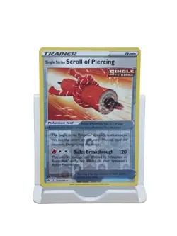 Single Strike Scroll of Piercing 154/198 Reverse Holo Chilling Reign Pokemon TCG - Image 1
