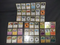 45 POKEMON CARDS LOT SEE PHOTOS PLEASE IN PROTECTIVE SHEETS ENJOY - Image 1