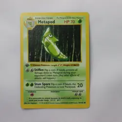 Metapod 54/102 - 1ed - Base Set non-holo 1999 WOTC NM - Pokemon Card - HD Photos - Image 1