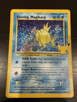 Pokemon TCG Celebrations Classic Collection Shining Magikarp Holo Card 66/64 - Image 1