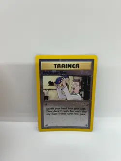 Pokemon Card - Professor Elm #3 Best of Game Reverse Holo WOTC Promo - Image 1