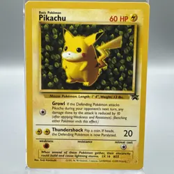 Ivy Pikachu #1 Black Star Promo Rare Vintage Pokemon Card - Image 1