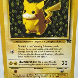 Ivy Pikachu #1 Black Star Promo Rare Vintage Pokemon Card - Image 3